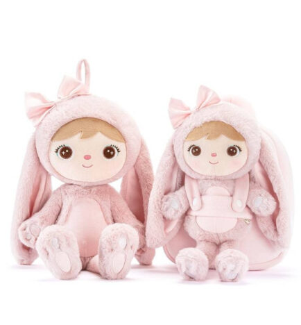 Plecak i lalka Metoo różowa dla dziewczynki