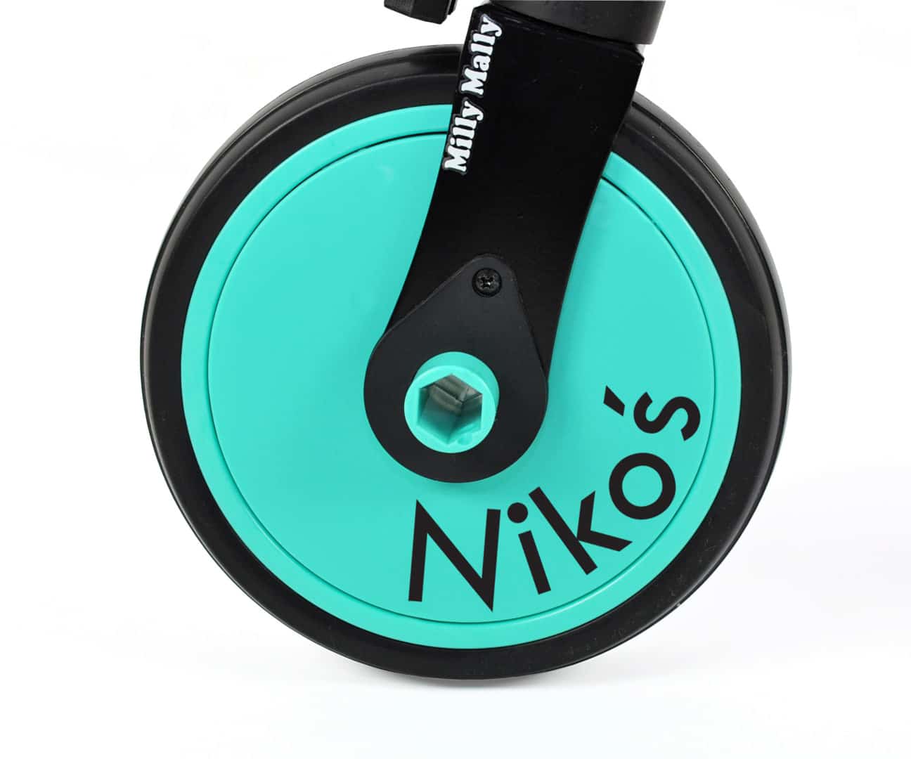 Imię dziecka na kole od rowerka