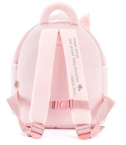 pluszowe szelki z dedykacją od babci