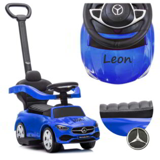 Pojazd z rączką z imieniem