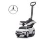 Autko jeździk mercedes c-class DELUXE biały z rączką ze skórzanym siedziskiem