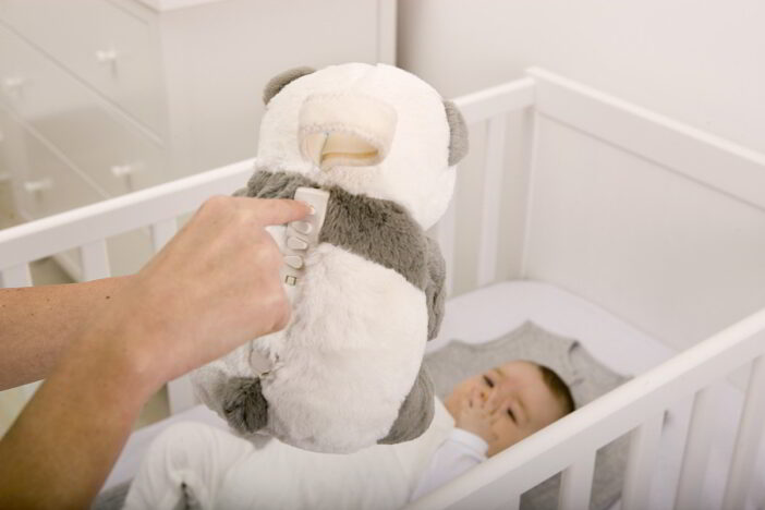 Szumiąca panda z możliwością automatycznego wyłączenia: 23 i 45 minut