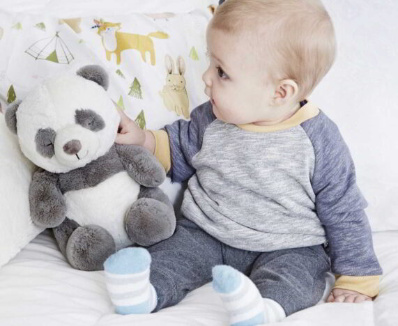 Maskotka Panda dla niemowlaka