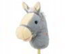 Szary koń na kiju Hobby Horse