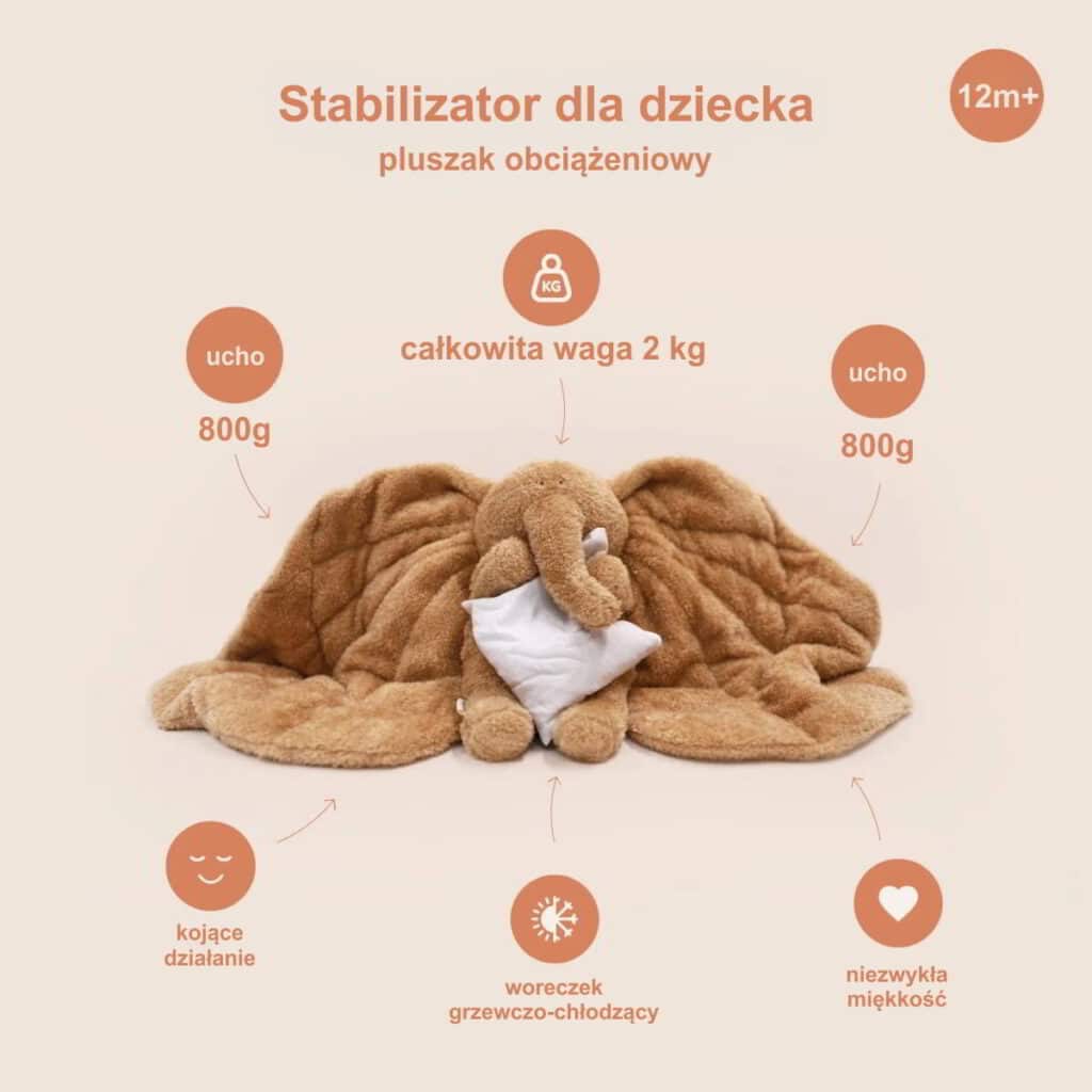 Szczegóły dużego obciążeniowego słonika